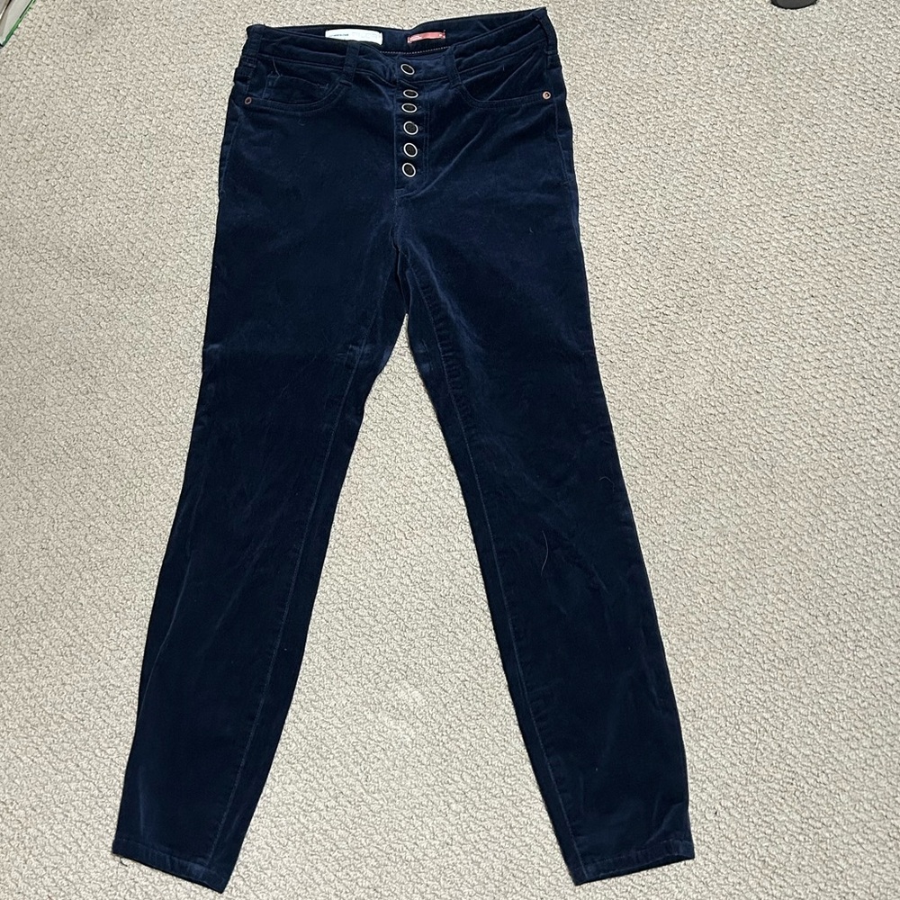 Anthropologie Pilcro High Rise Corduroy Skinny Pants